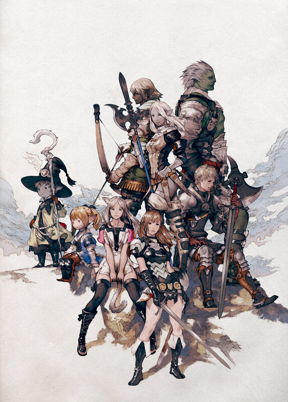 Fantasy Adventurers Group — White, Dramatic