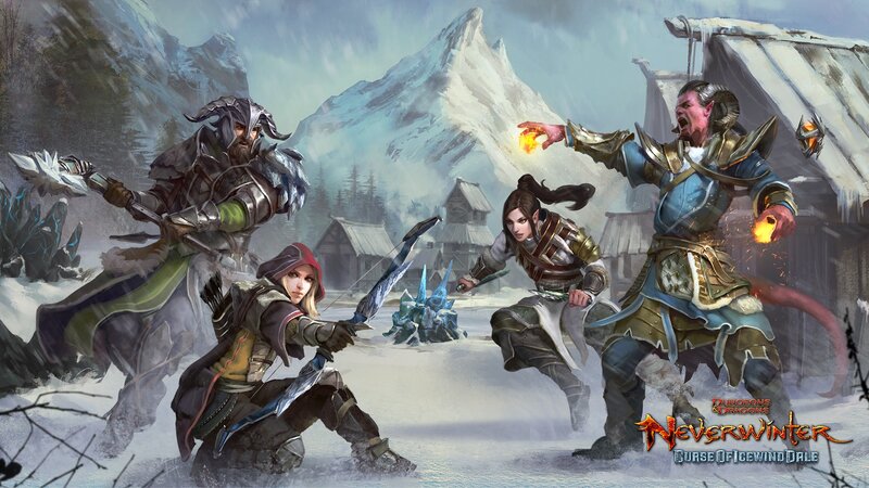 Fantasy Adventurers in Snow — White