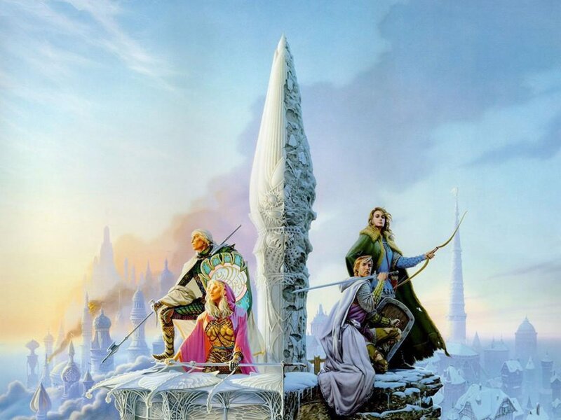 Fantasy Adventurers on a Spire