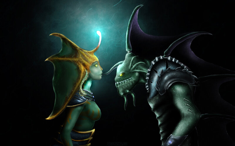 fantasy alien couple