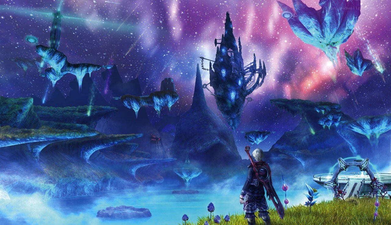 fantasy alien landscape