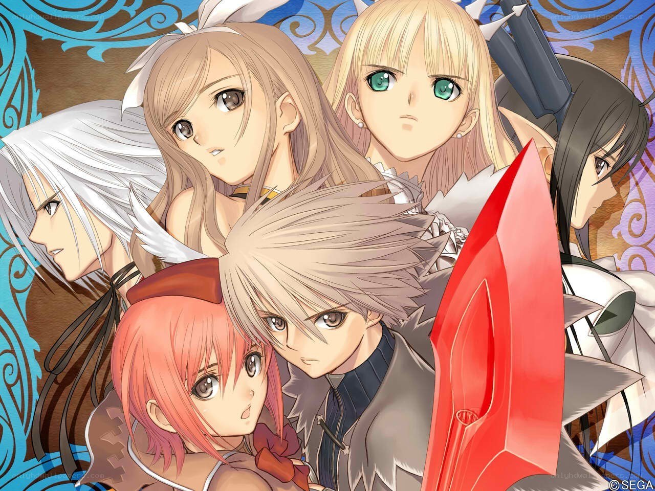 fantasy anime character group