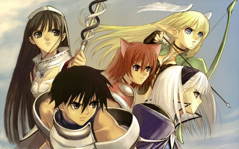 fantasy anime character group