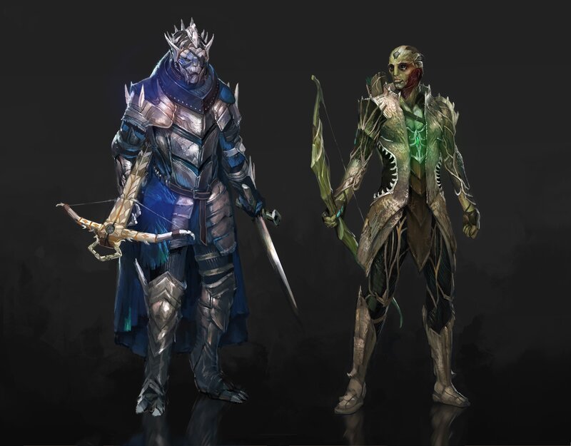 Fantasy archer characters