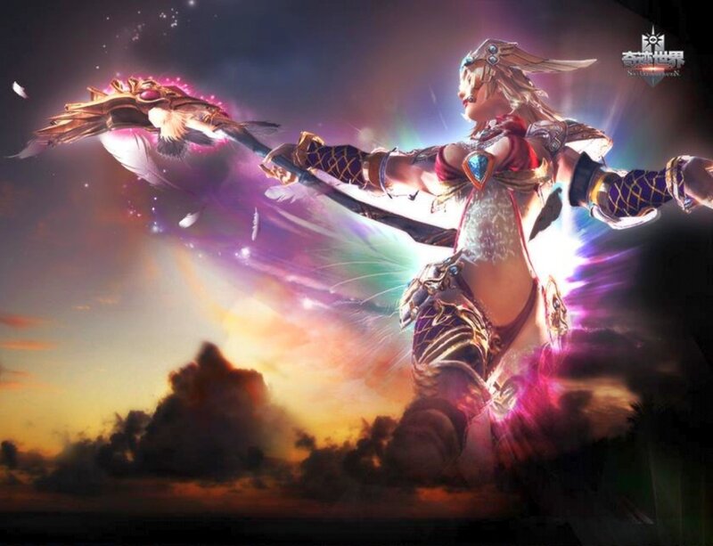 fantasy archer in action