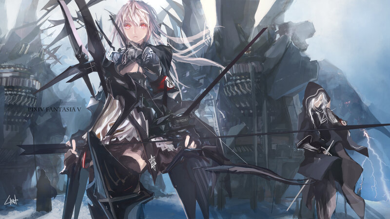 Fantasy archer warriors