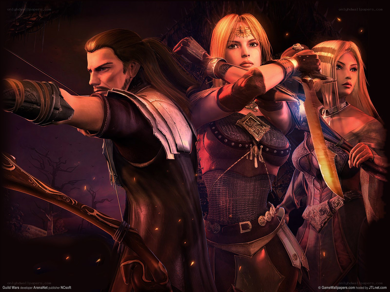 Fantasy archers in battle