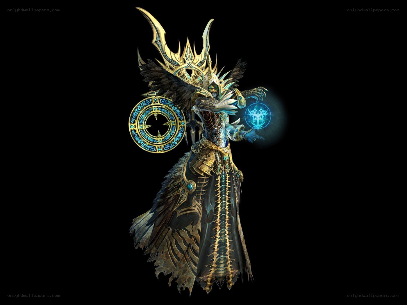 fantasy armored warrior