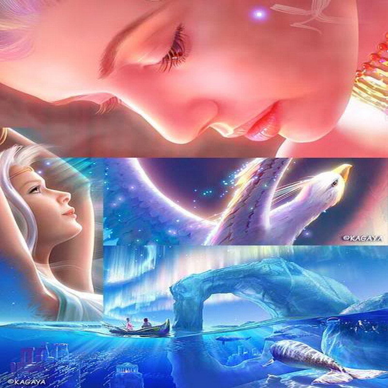 fantasy art collage