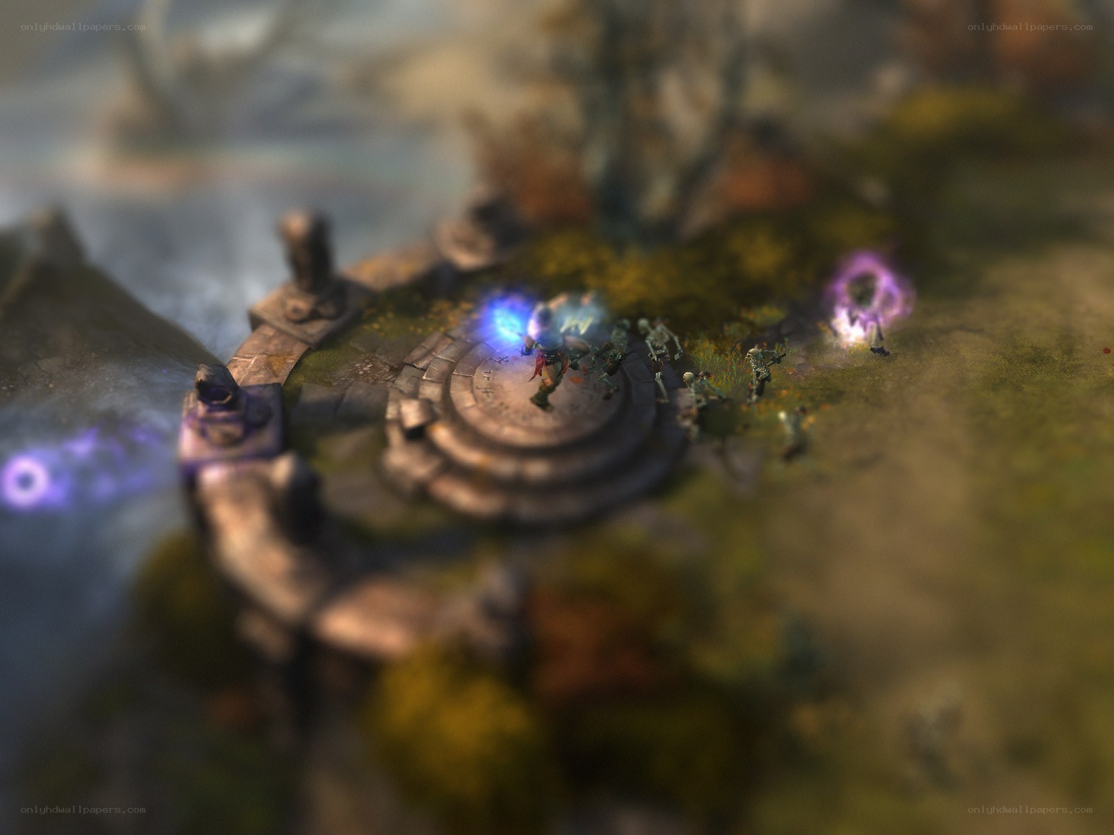 fantasy battle scene