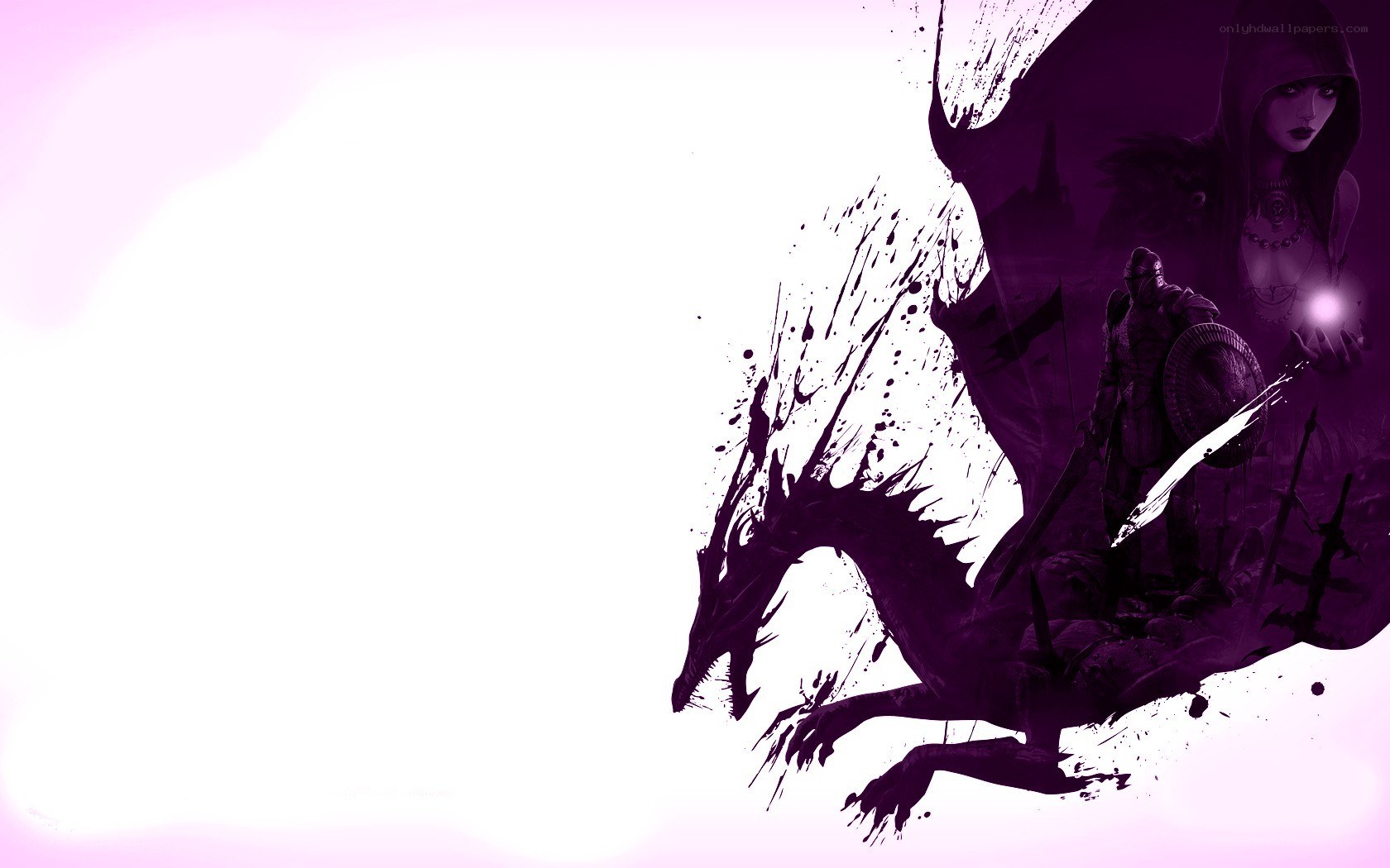 fantasy battle with dragon