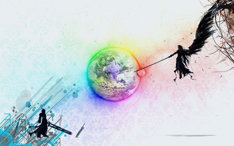 Fantasy battle with planet