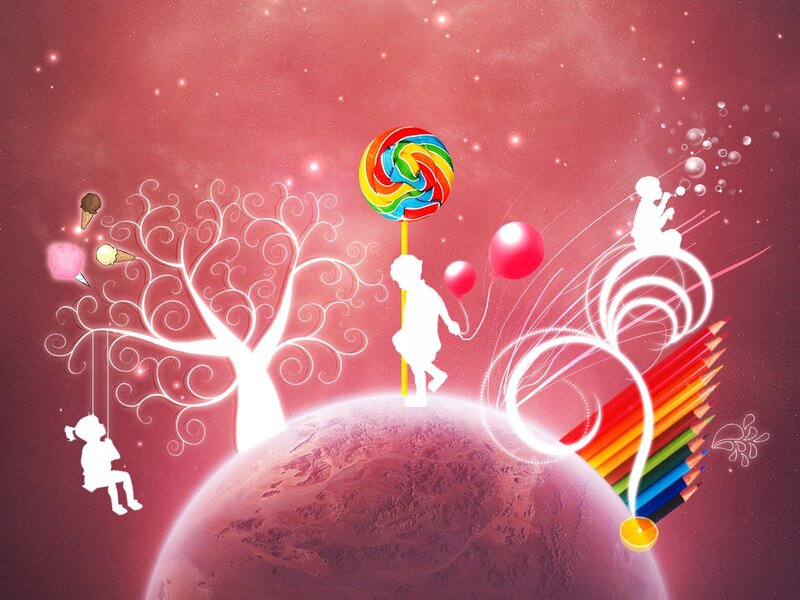 Fantasy candy world