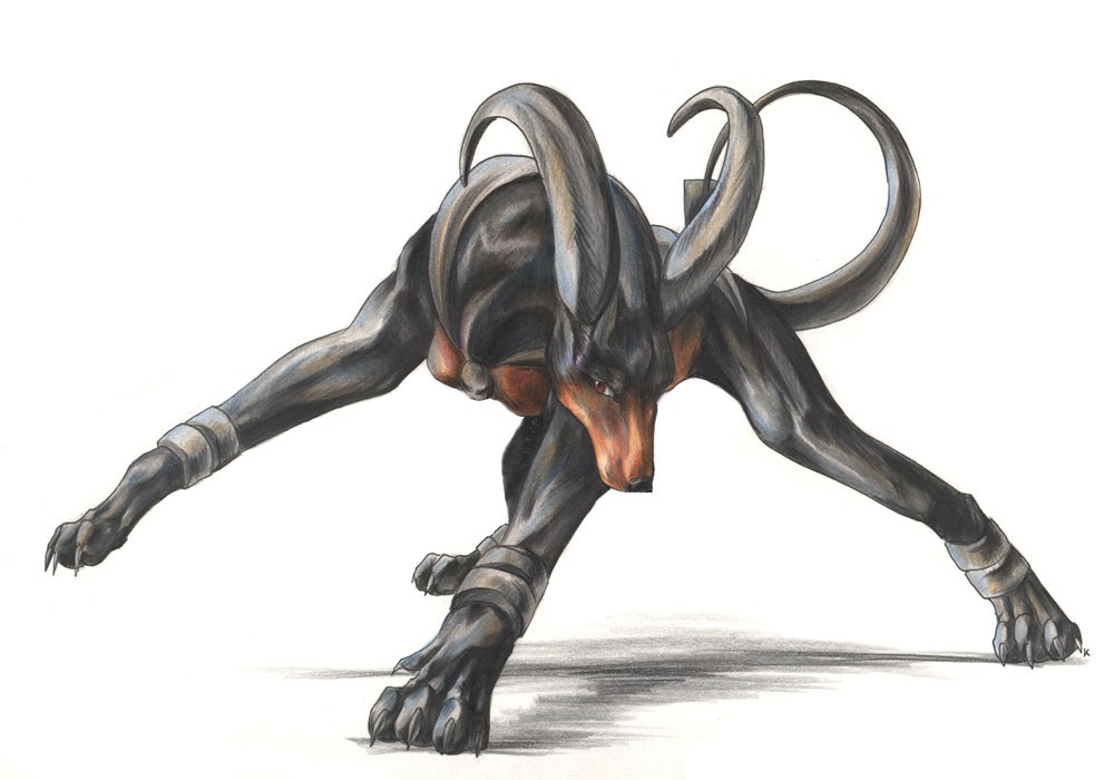 fantasy canine creature