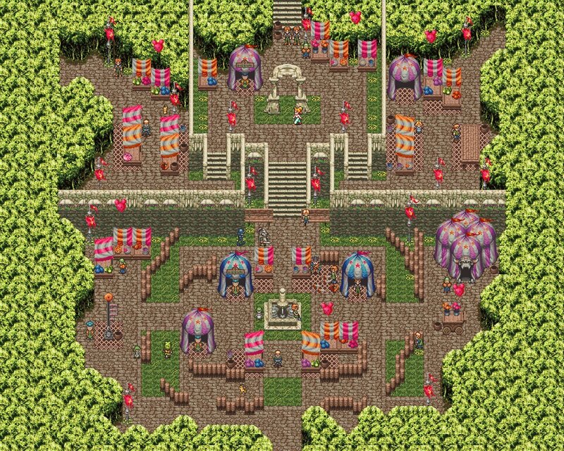 Fantasy carnival marketplace