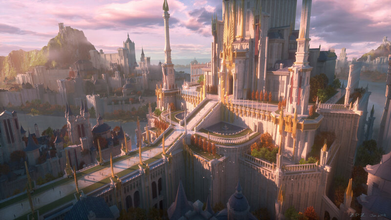 Fantasy Castle City — Pink