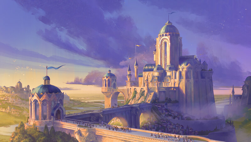 Fantasy Castle City — Purple