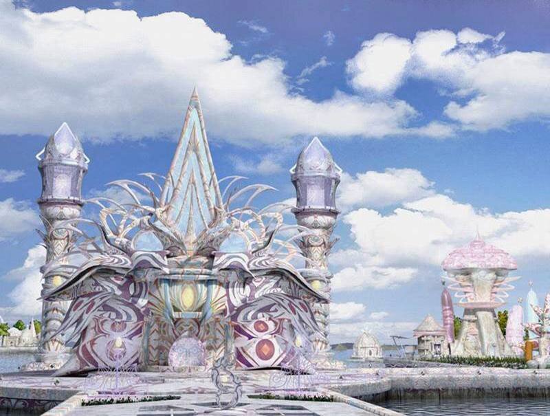 fantasy castle in a dream world