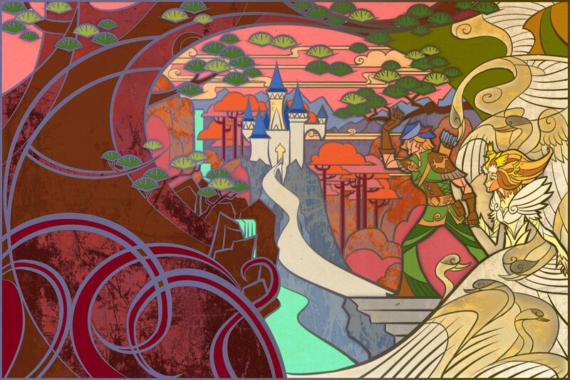 Fantasy castle journey