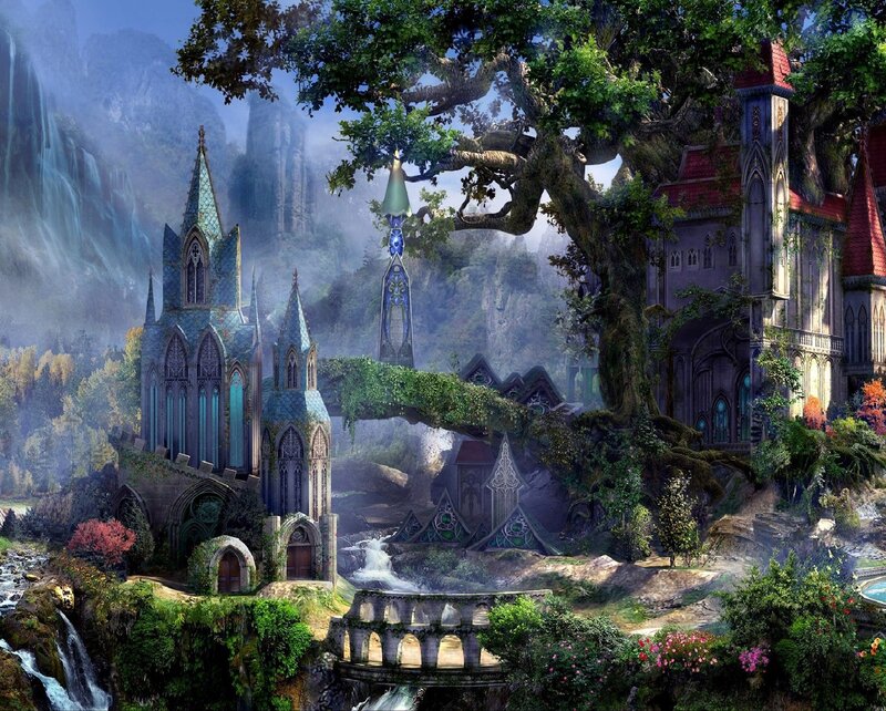 Fantasy Castle Village