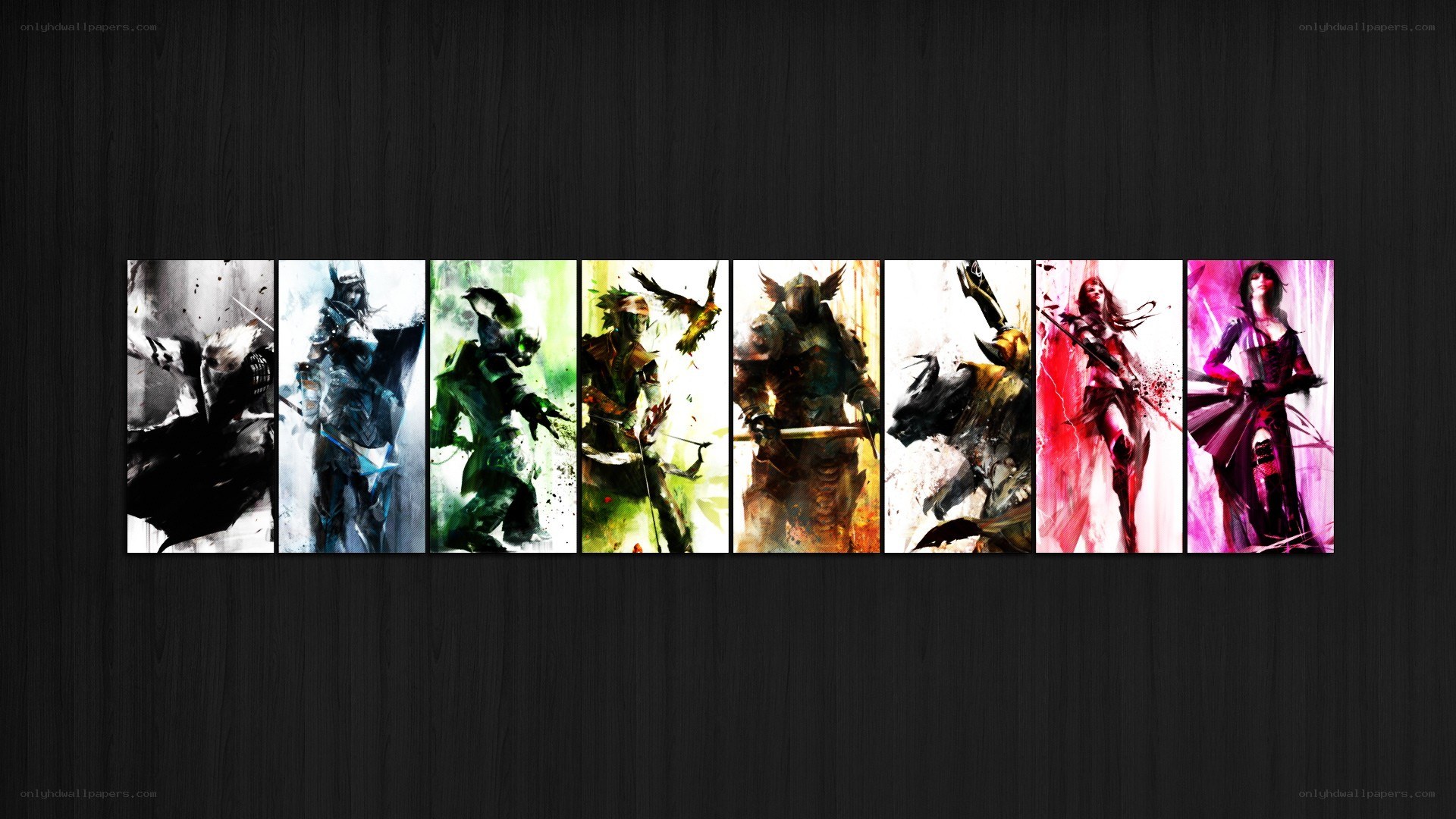 Fantasy character art collection