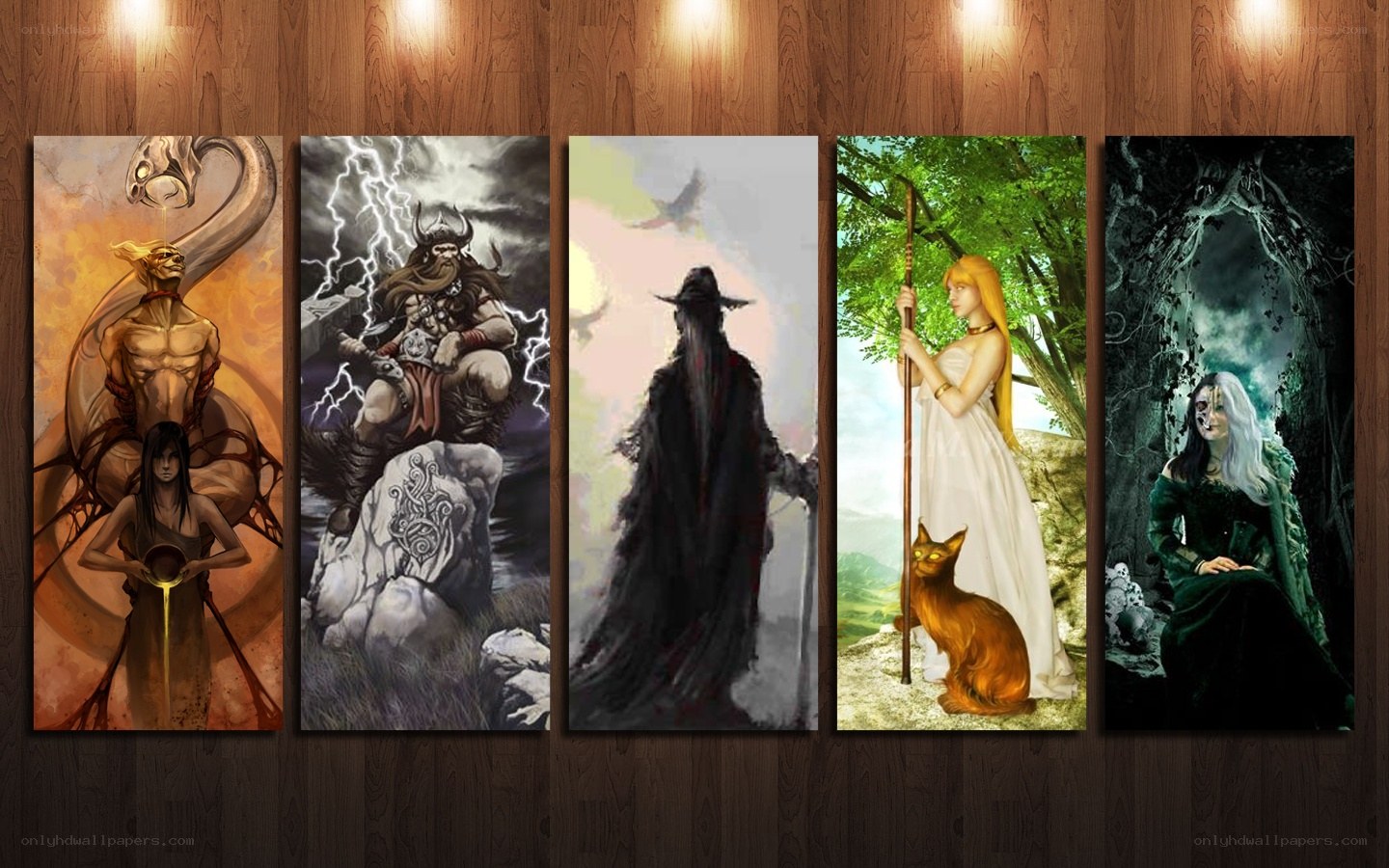 Fantasy character art collection