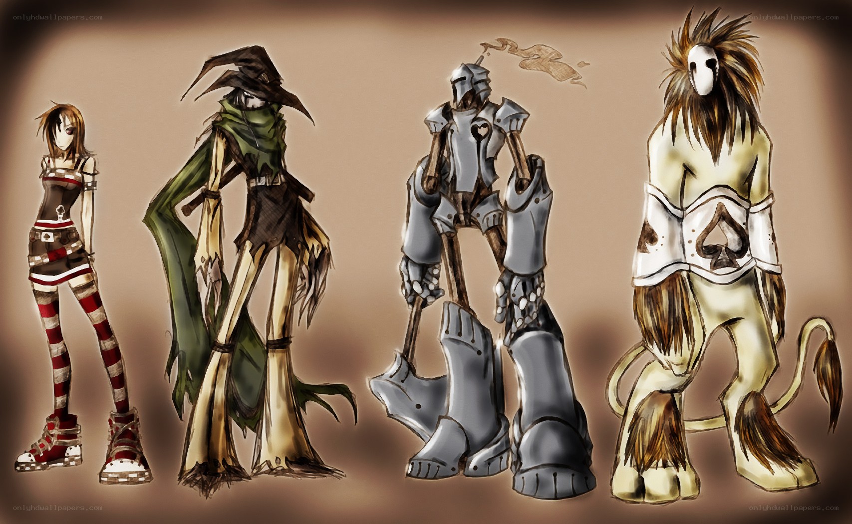 Fantasy character designs