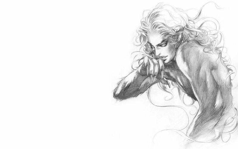 fantasy character sketch