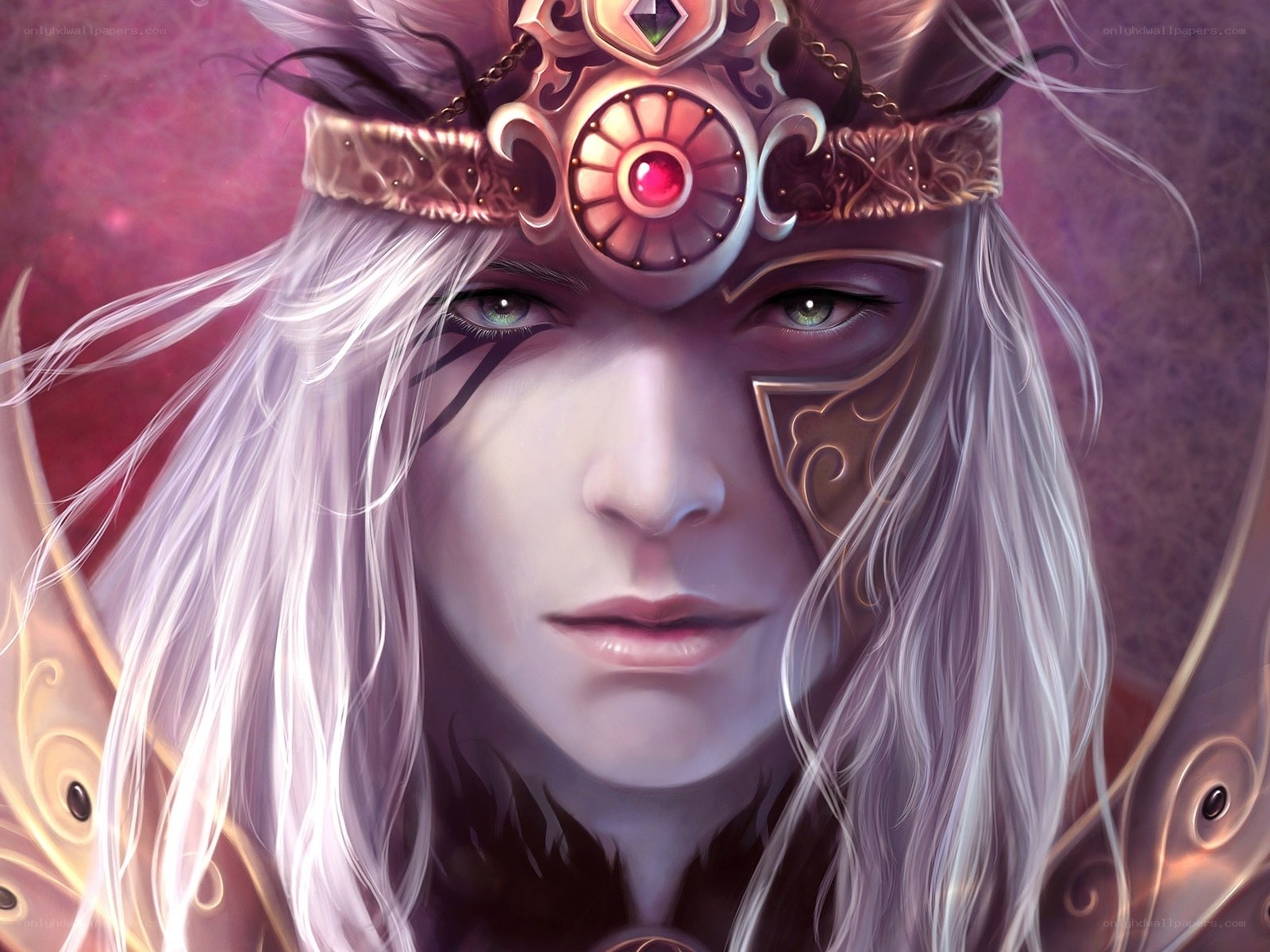 fantasy character with crown