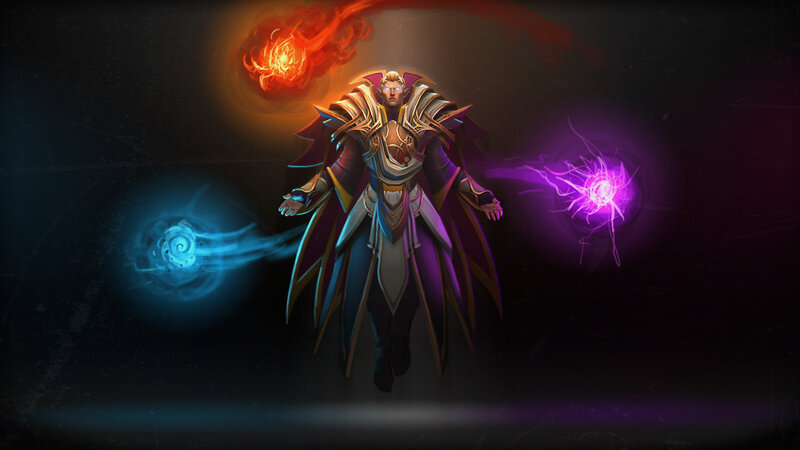 Fantasy Character with Magic — Purple