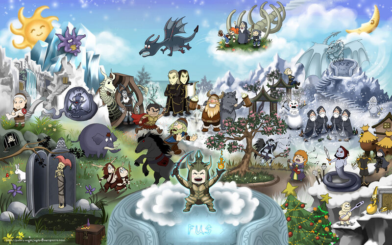 Fantasy characters and creatures