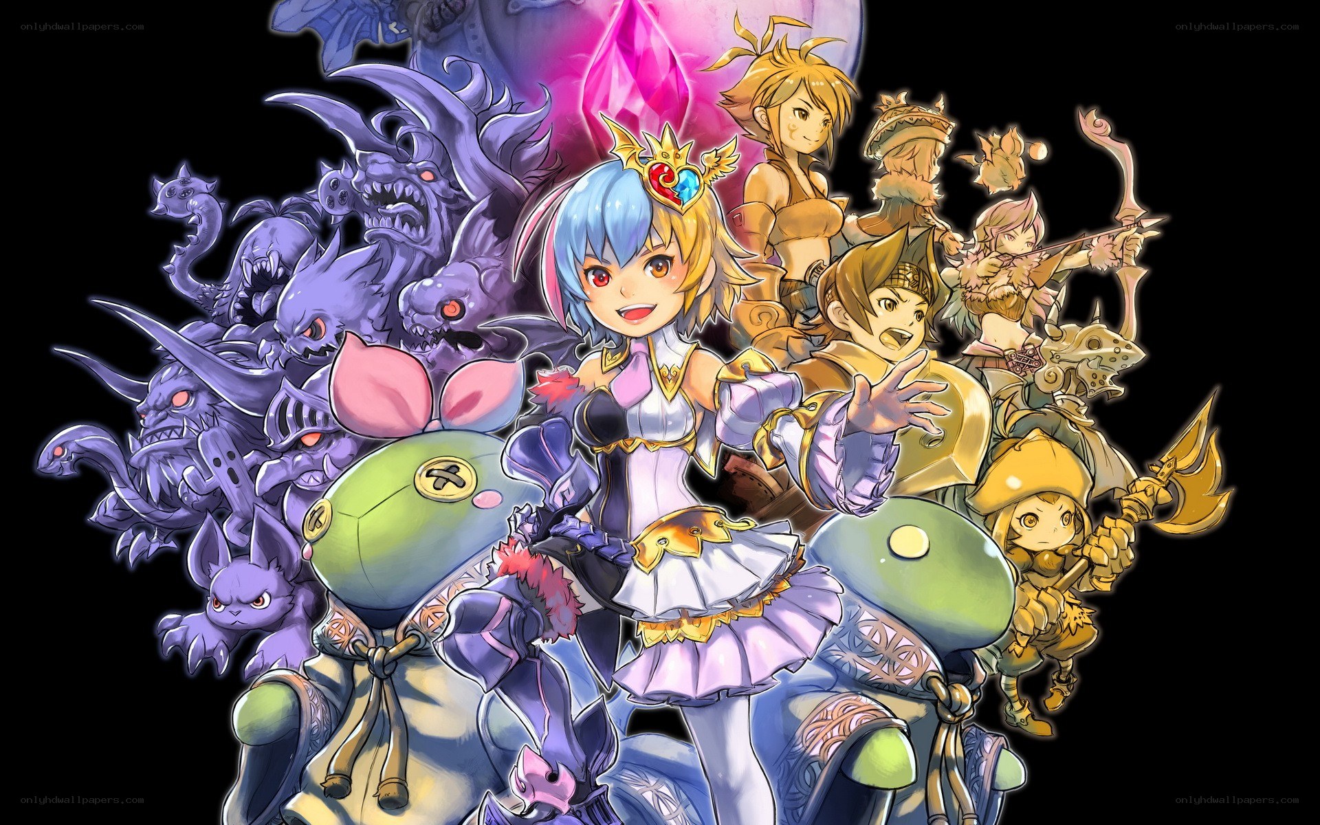 Fantasy characters and monsters
