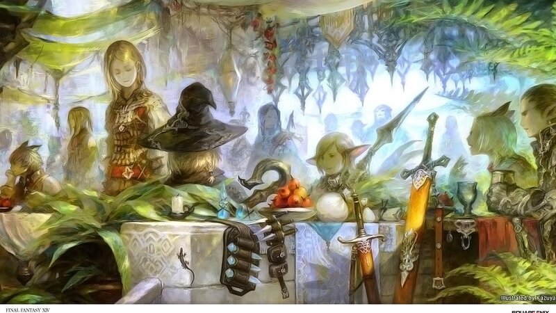 Fantasy Characters at Table