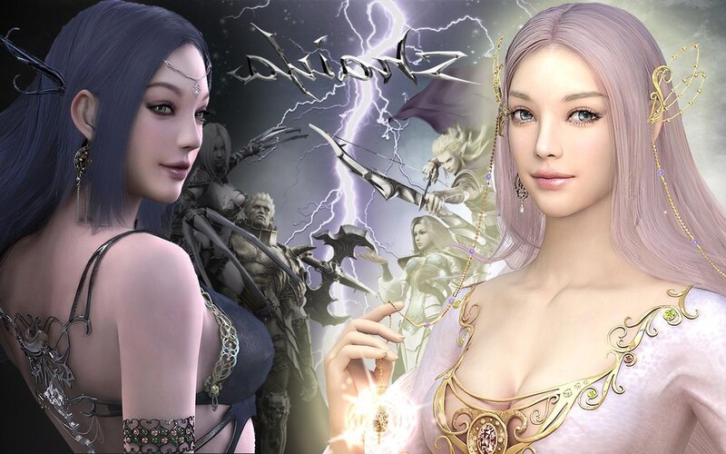 Fantasy characters from a game