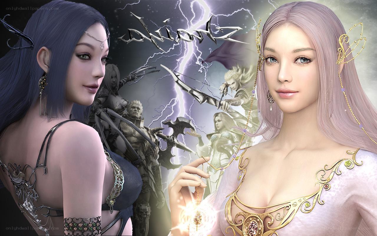 Fantasy characters from a game