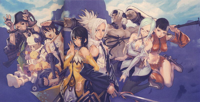 fantasy characters group portrait