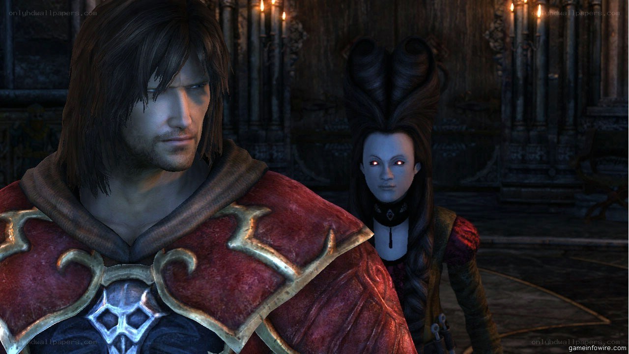 fantasy characters in a castle