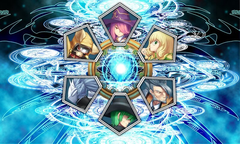 fantasy characters in a magical circle