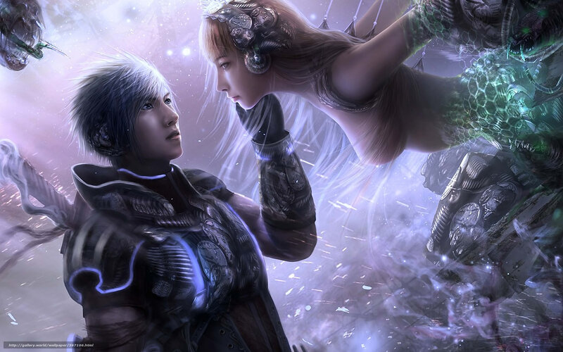 fantasy characters in armor