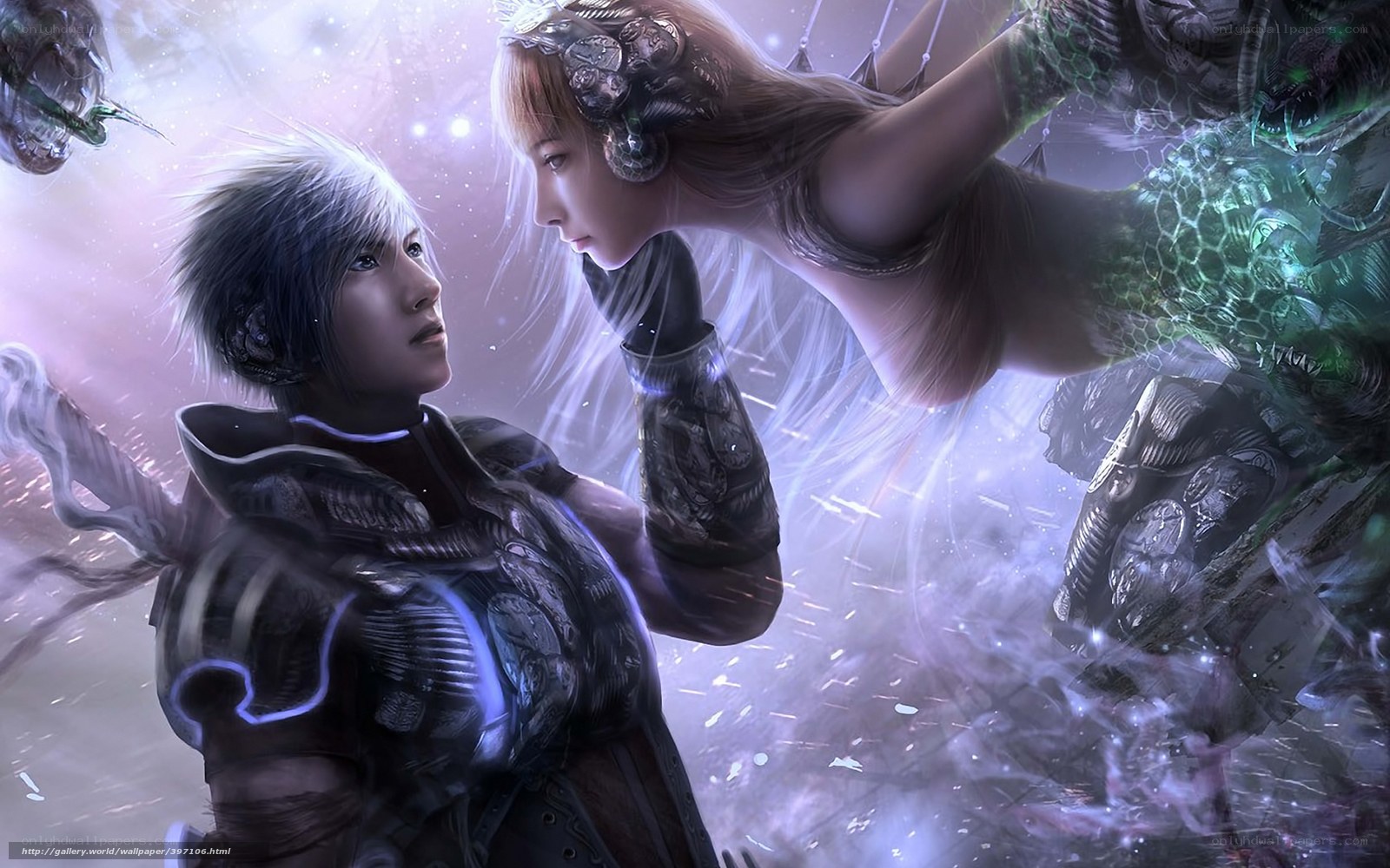 fantasy characters in armor