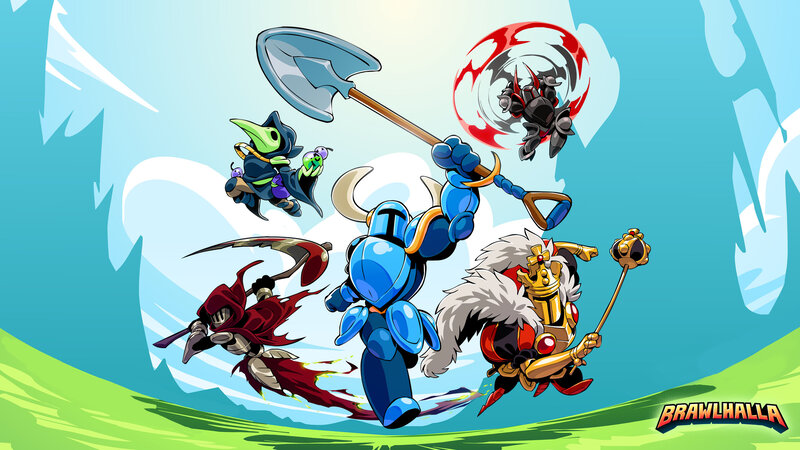 Fantasy Characters in Battle — Blue, Action-packed