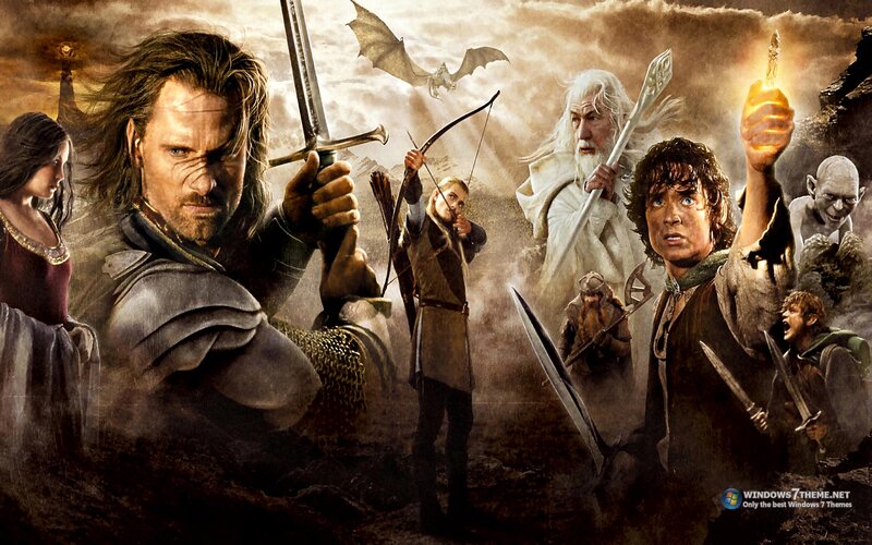 Fantasy Characters in Battle — Brown, Dramatic