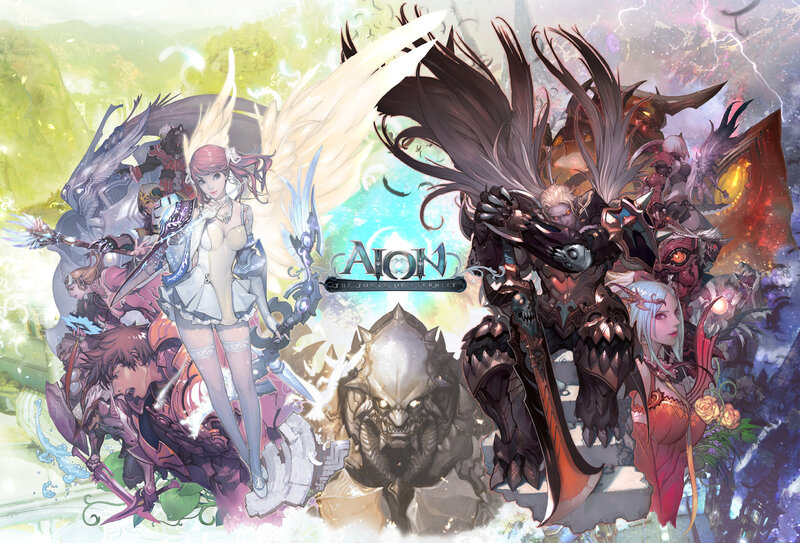 Fantasy Characters in Battle — White