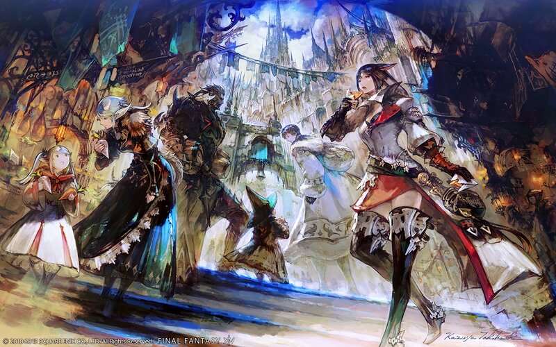 Fantasy Characters in City