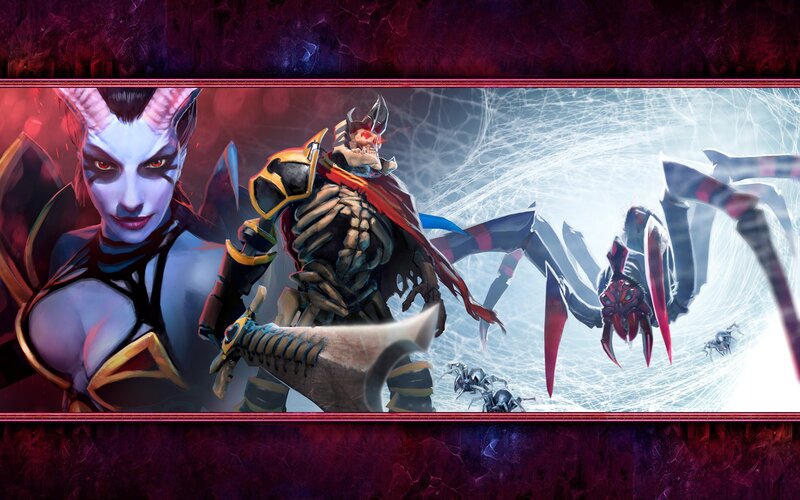 Fantasy characters in combat