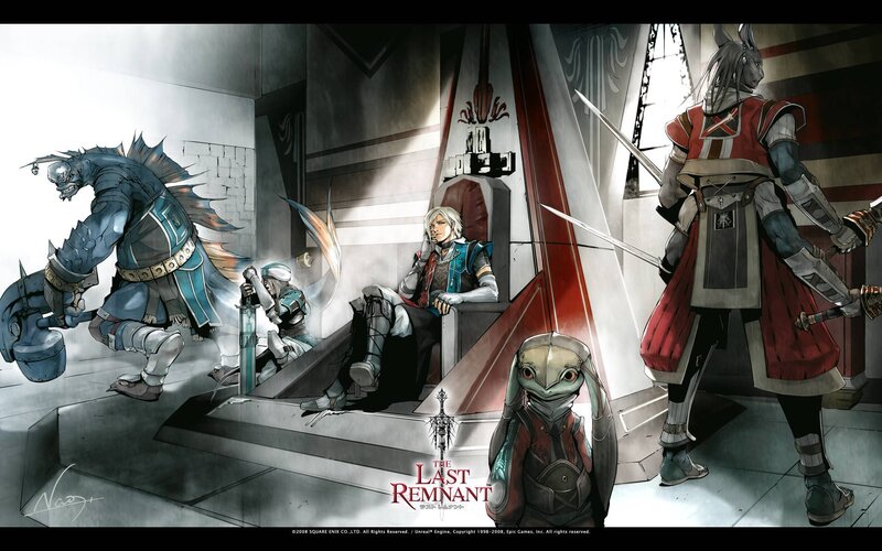 Fantasy Characters in Hall
