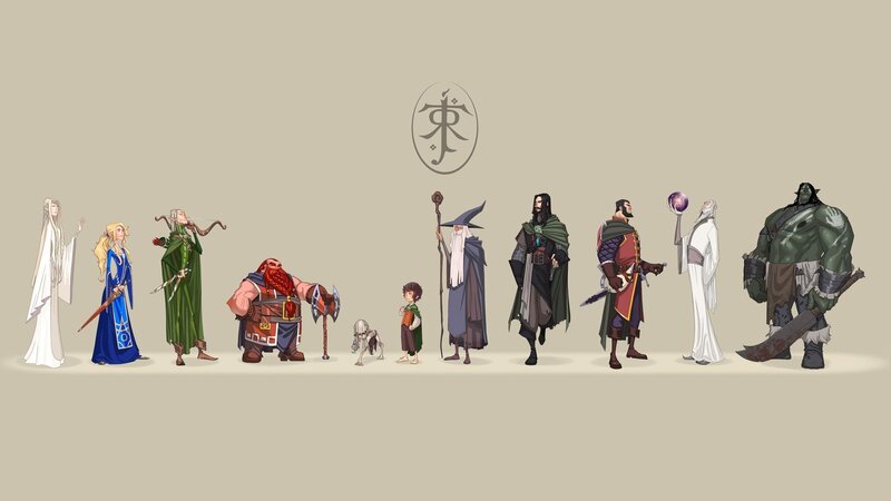 Fantasy Characters in Line