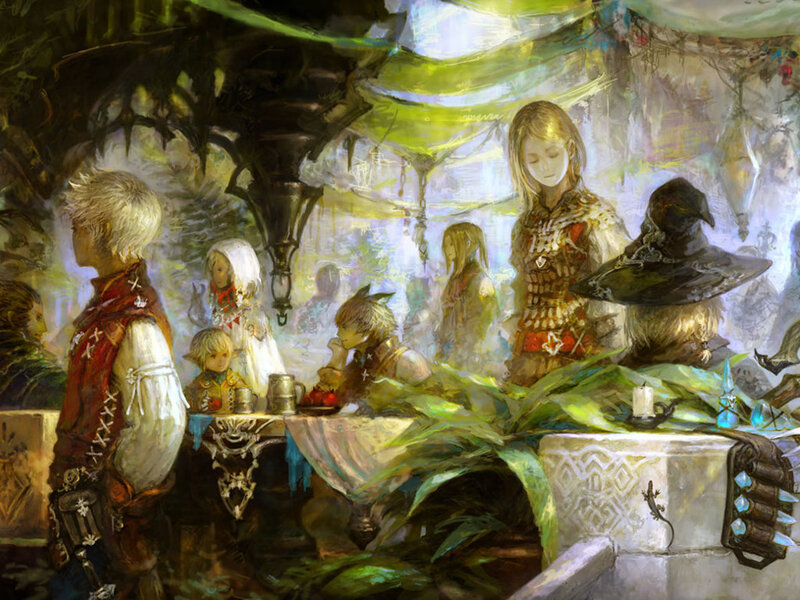 Fantasy Characters in Tavern
