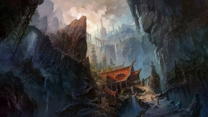Fantasy City in Canyon