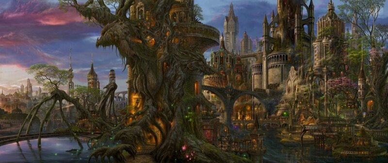 Fantasy City in Tree